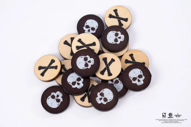 Brettspiel Assassin's Creed Black Flag Resynced - Nine Mens Morris - Assassins Creed