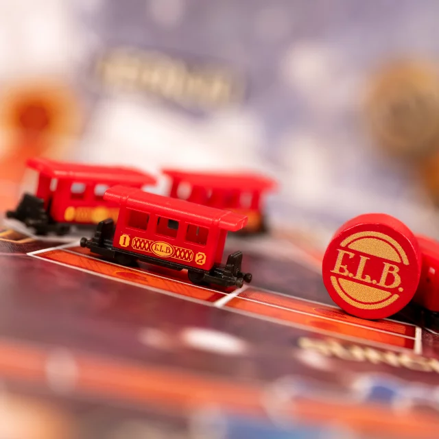 Brettspiel Zug um Zug - Spezialwaggon-Set Deluxe Train Set (rot) - Ticket To Ride