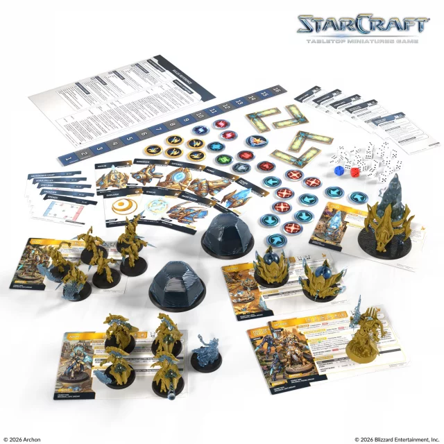 Brettspiel StarCraft - Tabletop Miniature Game - Protoss Starter Set - Founder's Edition - Abenteuer-Brettspiel