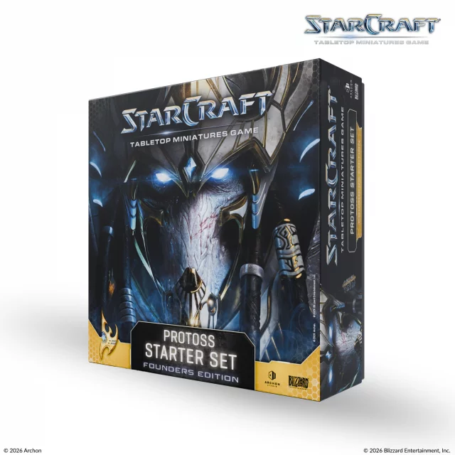 Brettspiel StarCraft - Tabletop Miniature Game - Protoss Starter Set - Founder's Edition - Brettspiel