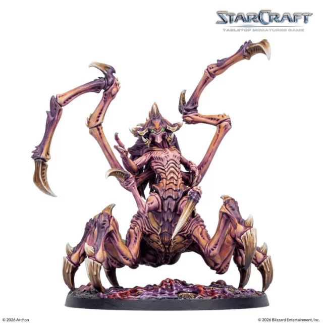 Brettspiel StarCraft - Tabletop Miniature Game - Queen - Expansion Set (1 Figur) - Abenteuer-Brettspiel
