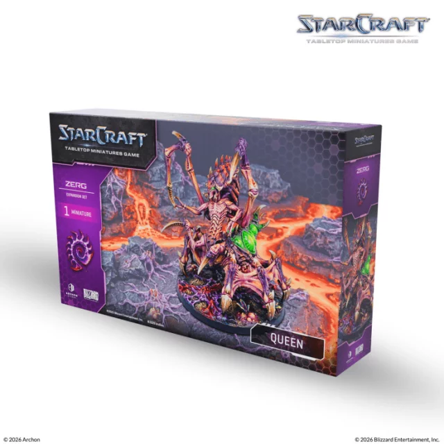 Brettspiel StarCraft - Tabletop Miniature Game - Queen - Expansion Set (1 Figur) - Brettspiel