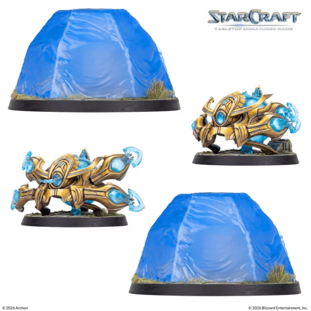 Brettspiel StarCraft - Tabletop Miniature Game - Sentry - Expansion Set (4 Figuren) - Abenteuer-Brettspiel