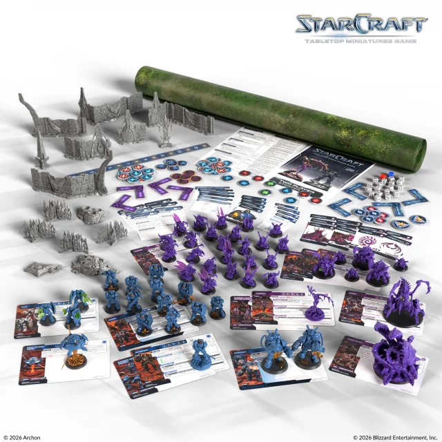 Brettspiel StarCraft - Tabletop Miniature Game - Two Player Starter Set - Founder's Edition - Abenteuer-Brettspiel