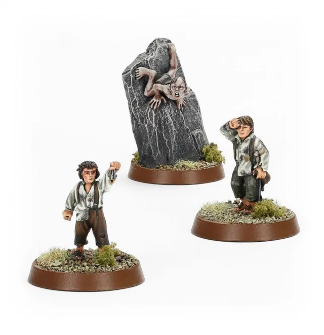 Brettspiel The Lord of the Rings - Middle-Earth Strategy Battle Game - Frodo Baggins, Samwise Gamgee & Gollum (3 Figuren)