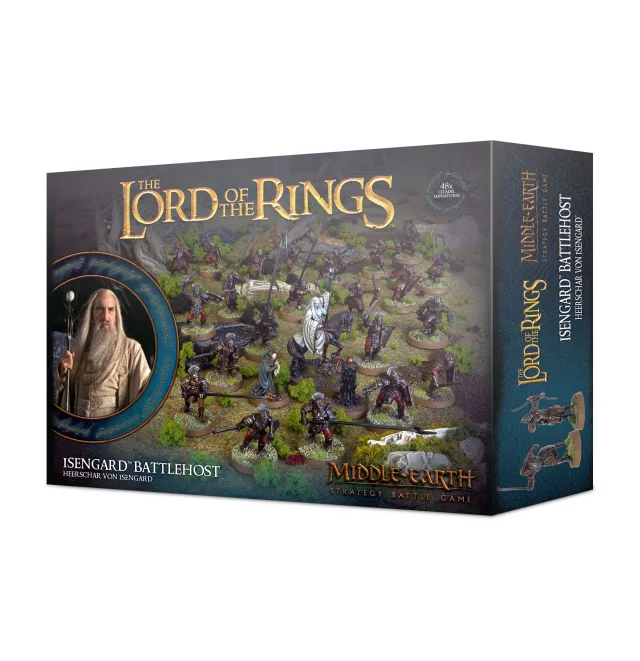 Brettspiel The Lord of the Rings - Middle-Earth Strategy Battle Game - Isengard Battlehost (48 Figuren)