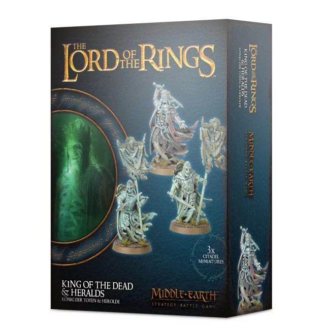 Brettspiel The Lord of the Rings - Middle-Earth Strategy Battle Game - King of the Dead & Heralds (3 Figuren)