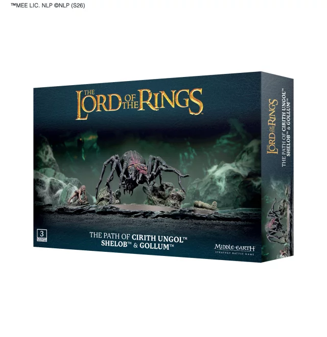 Brettspiel The Lord of the Rings - Middle-Earth Strategy Battle Game - Shelob & Gollum (2 Figuren)