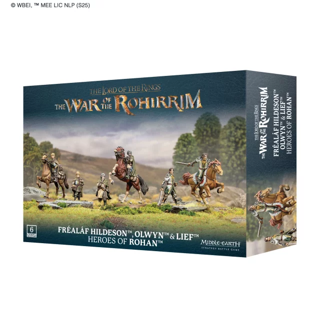 Brettspiel The Lord of the Rings - Middle-Earth Strategy Battle Game: The War of the Rohirrim - Heroes of Rohan (6 Figuren)