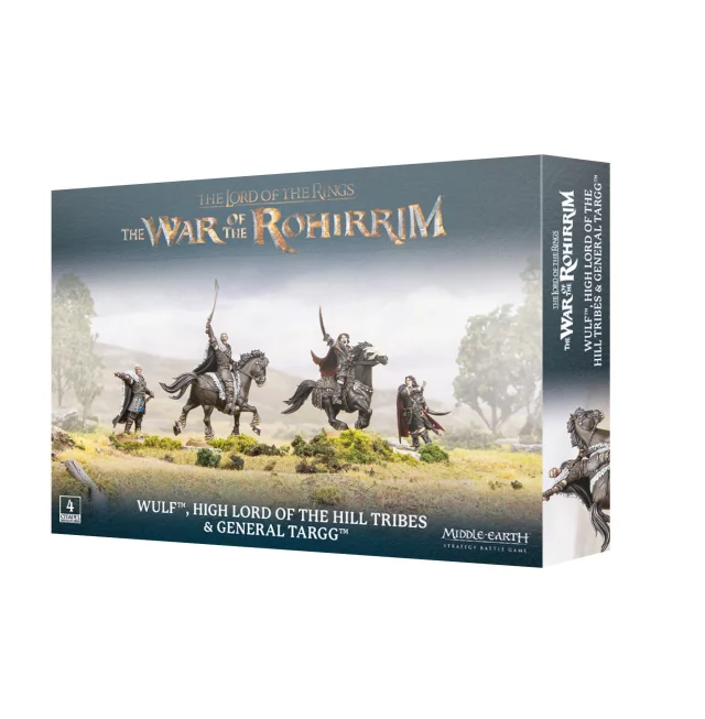 Brettspiel The Lord of the Rings - Middle-Earth Strategy Battle Game: The War of the Rohirrim - Wulf High Lord of the Hill Tribes & General Taragg