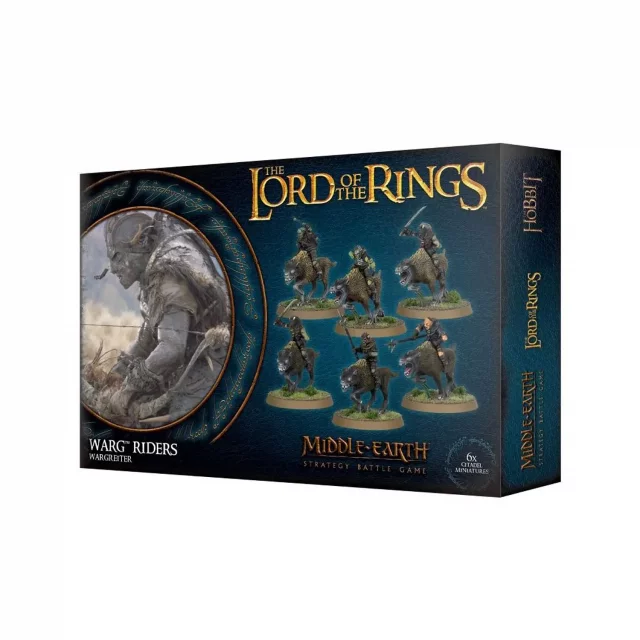 Brettspiel The Lord of the Rings - Middle-Earth Strategy Battle Game - Warg Riders (6 Figuren)