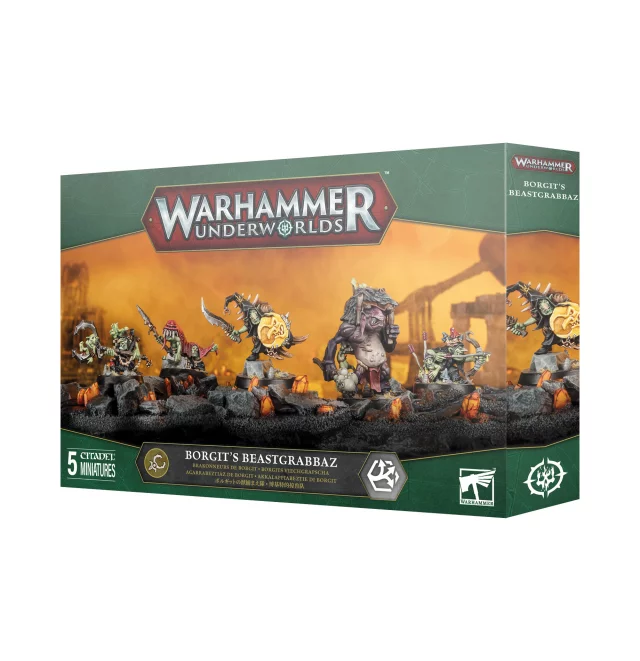 Brettspiel Warhammer Underworlds - Borgit's Beastgrabbaz (5 Figuren) (Erweiterung) - Warhammer Brettspiele
