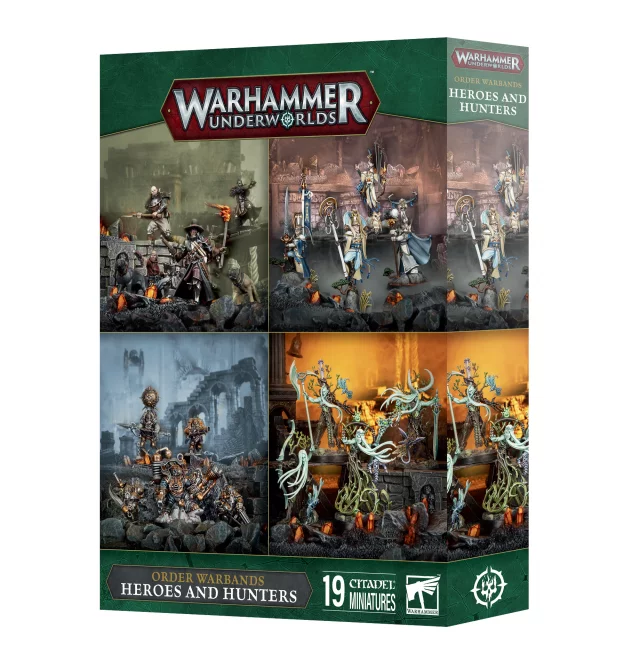 Brettspiel Warhammer Underworlds - Heroes and Hunters (19 Figuren) (Erweiterung) - Warhammer Brettspiele