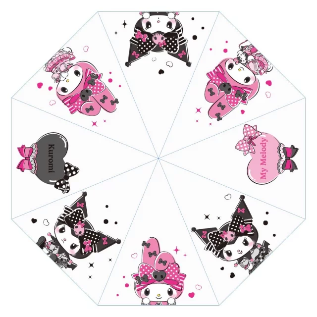 Regenschirm Sanrio - Kuromi & My Melody - Hello Kitty