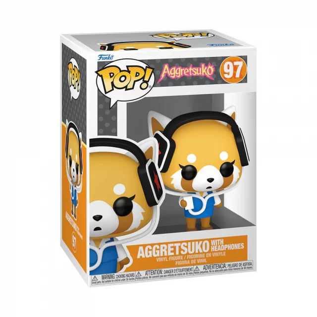 Figur Aggretsuko - Aggretsuko with Headphones (Funko POP! 97) - Sanrio