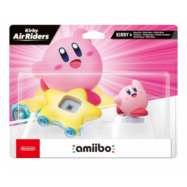Figur Amiibo Kirby Air Riders - Kirby & Warp Star