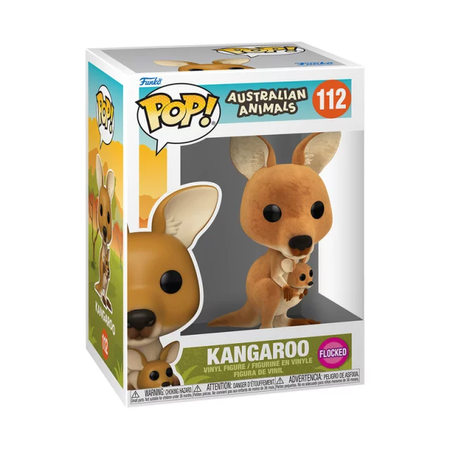 Figur Australian Animals - Kangaroo (Funko POP! Flocked 112)