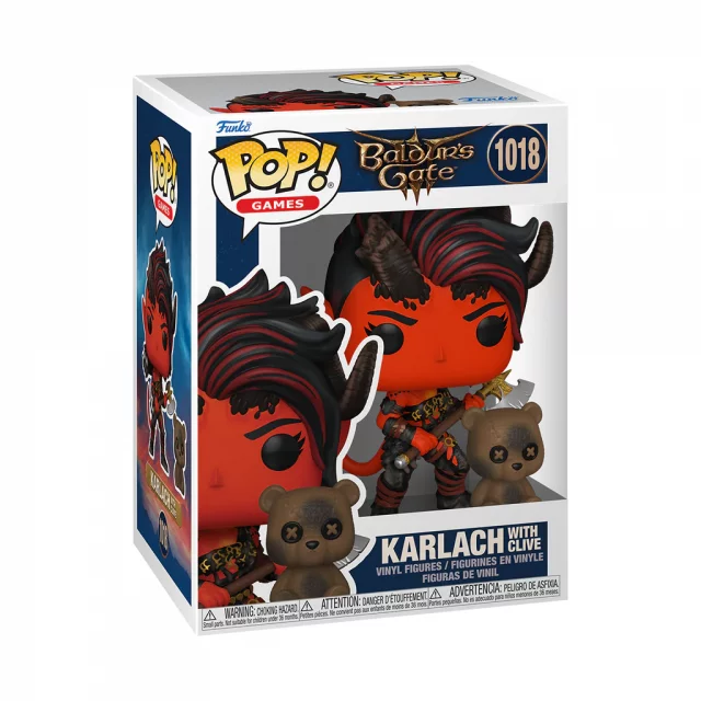 Figur Baldur’s Gate 3 - Karlach with Clive (Funko POP! Games 1017) - Baldurs Gate