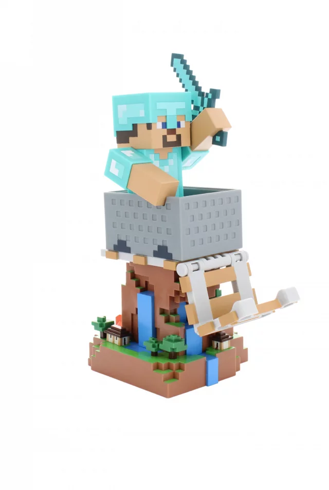 Figur Cable Guy - Minecraft Diamond Steve - Ständer