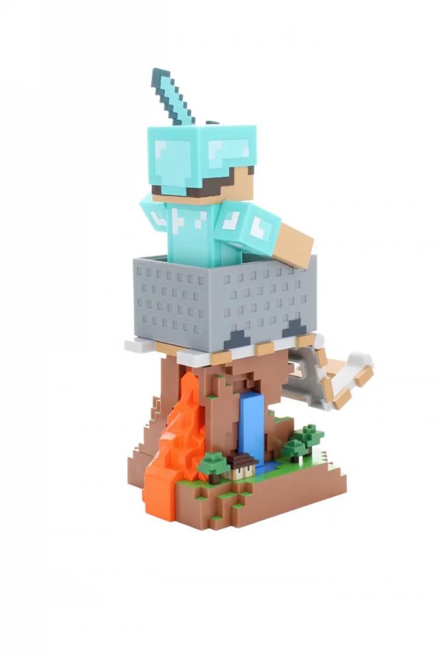 Figur Cable Guy - Minecraft Diamond Steve - Ständer