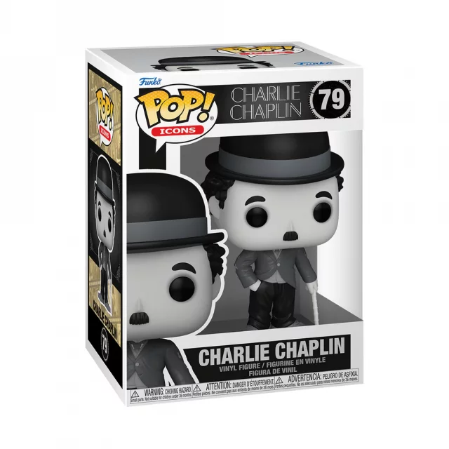 Figur Charlie Chaplin - Charlie Chaplin  (Funko POP! Icons 79)