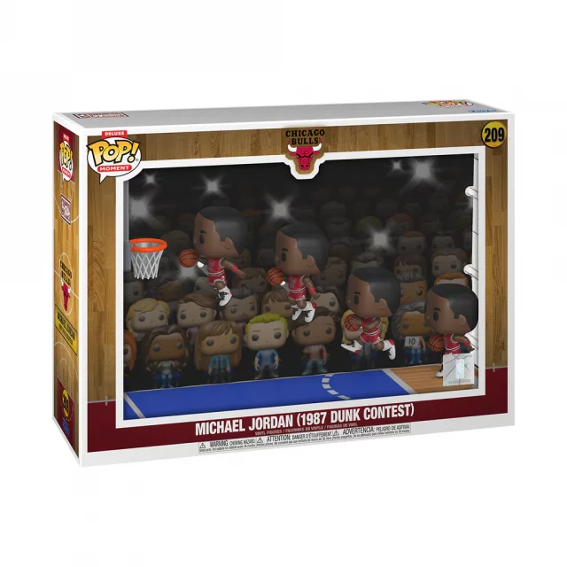 Figur Chicago Bulls - Michael Jordan (1987 Dunk Contest) (Funko POP! Moment 209) (beschädigte Verpackung) - NBA 2k