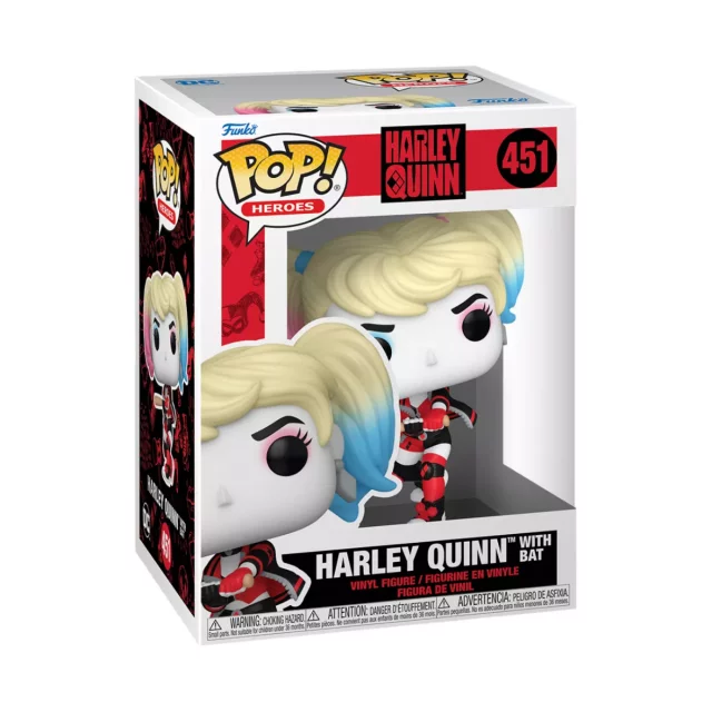 Figur DC Comics - Harley Quinn with Bat (Funko POP! Heroes 451) - Batman