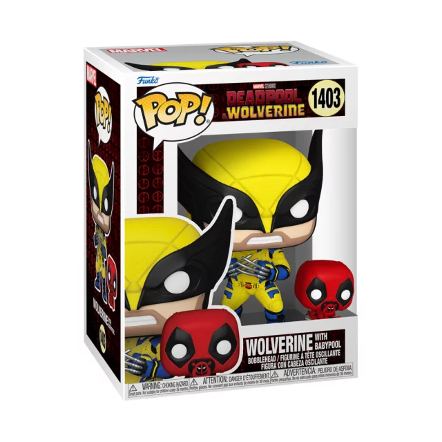 Figur Deadpool & Wolverine - Wolverine with Babypool (Funko POP! Marvel 1403) - X-Men