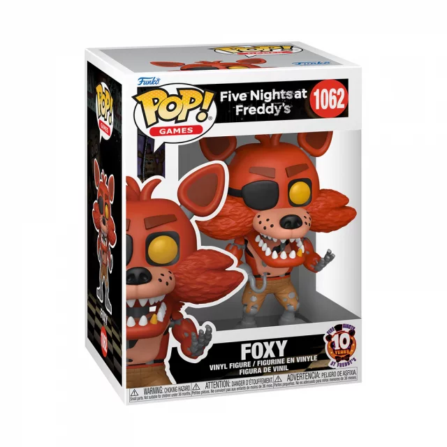Figur Five Nights at Freddy's - Foxy 10th Anniversary (Funko POP! Games 1062) - Five Nights At Freddys