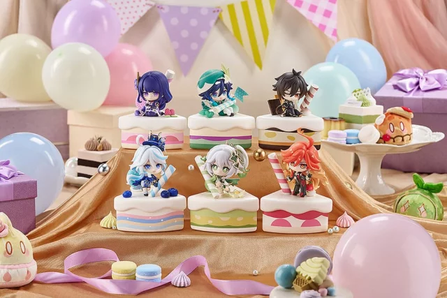 Figur Genshin Impact - Zhongli Shogun Chibi Cake - Anime