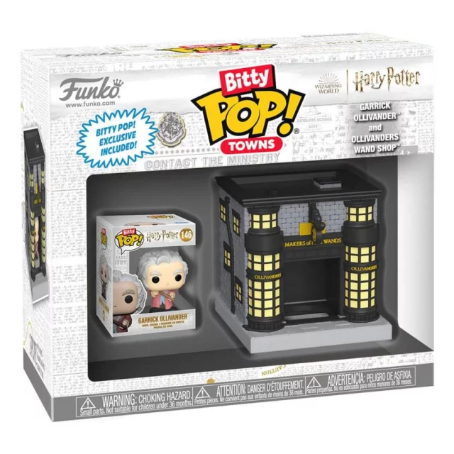 Figur Harry Potter - Garrick Ollivander and Ollivanders Wand Shop (Funko Bitty POP! Town) - Funko POP!