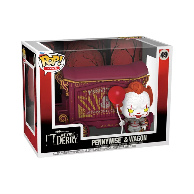 Figur IT: Welcome to Derry - Pennywise & Wagon (Funko POP! Town 49) - It (To)
