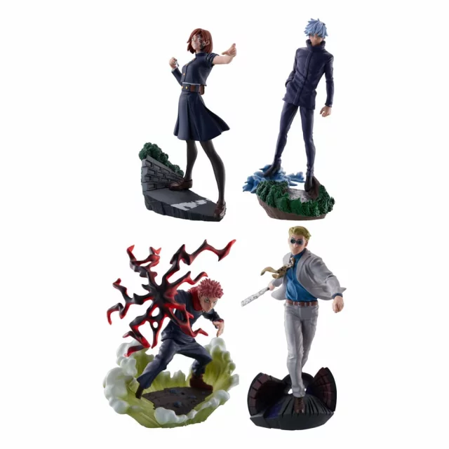 Figur Jujutsu Kaisen - Nobara, Gojo, Yuuji, Nanam (set 4 Figuren) (MegaHouse) - Anime
