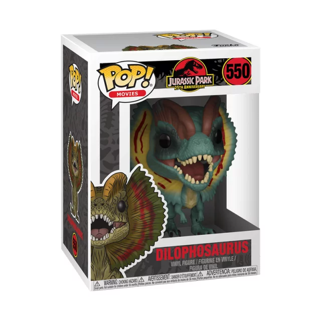 Figur Jurassic Park: 25th Anniversary - Dilophosaurus (Funko POP! Movies 550)