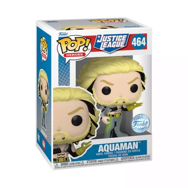 Figur Justice League - Aquaman (Funko POP! Heroes 464) (beschädigte Verpackung) - DC Comics