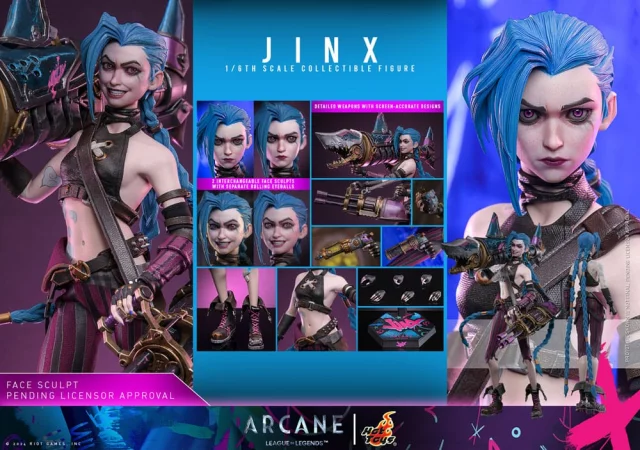 Figur League of Legends - Jinx 1/6 (Hot Toys) - Action-Figur
