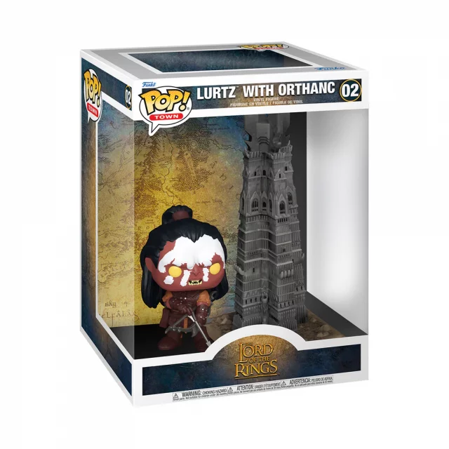 Figur Lord of the Rings - Lurtz with Orthanc (Funko POP! Town 02) (beschädigte Verpackung)