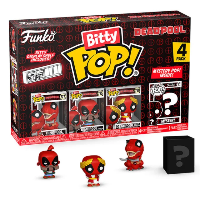 Figur Marvel - Deadpool Dinopool 4-pack (Funko Bitty POP) - Funko POP!
