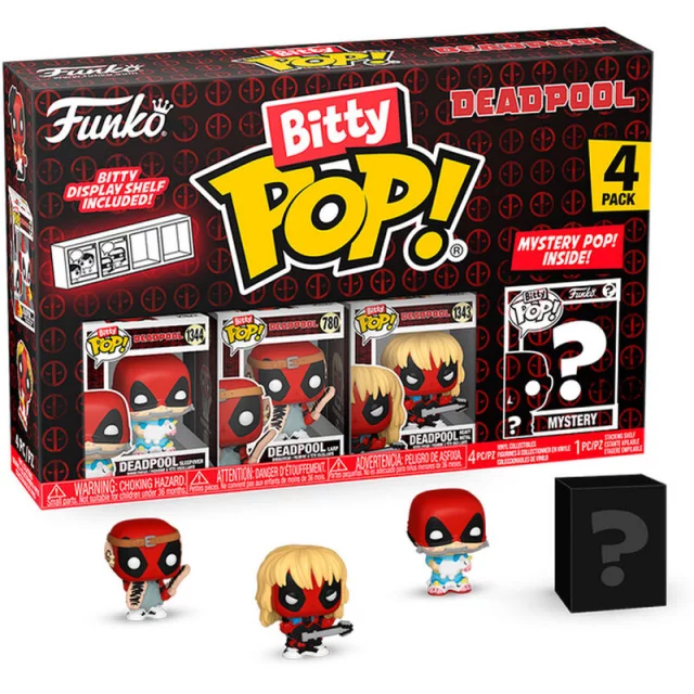 Figur Marvel - Deadpool Sleepover 4-pack (Funko Bitty POP) - Funko POP!