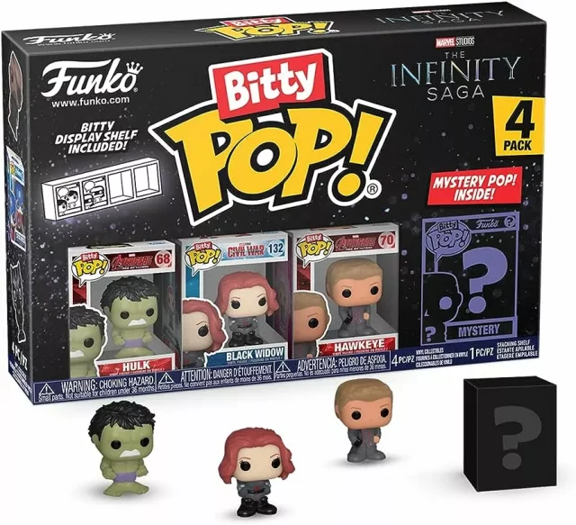 Figur Marvel - Infinity Saga Hulk 4-pack (Funko Bitty POP) - Avengers
