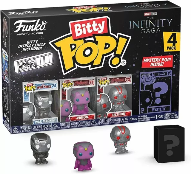 Figur Marvel - Infinity Saga War Machine 4-pack (Funko Bitty POP) - Avengers