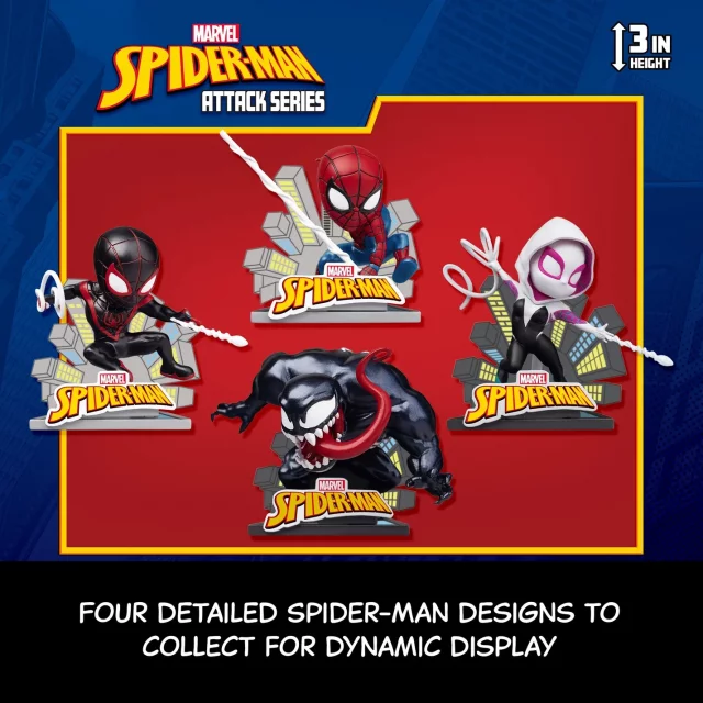 Figur Marvel - Spider-Man Attack Series (zufällige Auswahl) (HeroBox) - Minifigur
