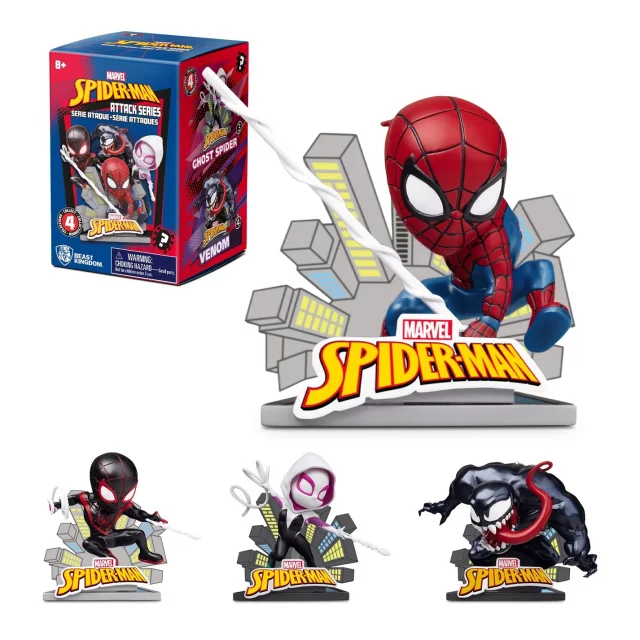 Figur Marvel - Spider-Man Attack Series (zufällige Auswahl) (HeroBox) - Venom