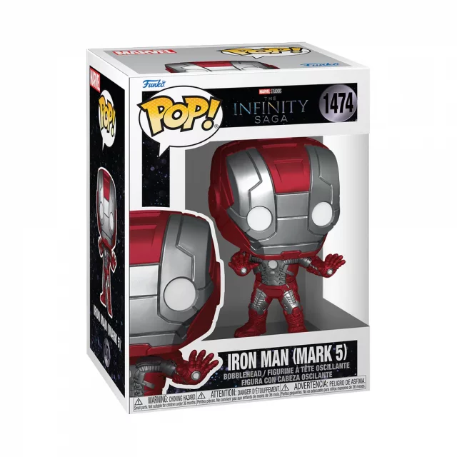 Figur Marvel: The Infinity Saga - Iron Man (Mark 5) (Funko POP! Marvel 1474)
