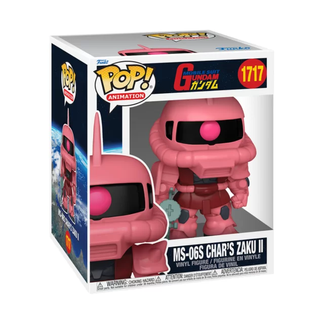 Figur Mobile Suit Gundam - MS-06S Char's Zaku II (Funko Super Sized POP! Animation 1717) - Funko POP!