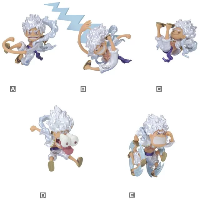 Figur One Piece - Monkey D Luffy Gear 5 World Collectable (Banpresto) (Zufallsauswahl) - Action-Figur