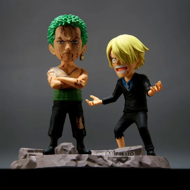 Figur One Piece - Roronoa Zoro & Sanji Diorama (Log Stories) (BanPresto) - Anime