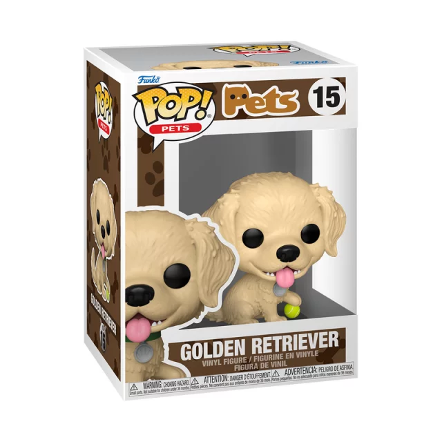 Figur Pets - Golden Retriever (Funko POP! Pets 15)
