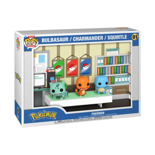 Figur Pokémon - Bulbasaur, Charmander, Squirtle (Funko POP! Moment 01) (beschädigte Verpackung) - Funko POP! Moments