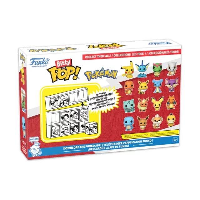 Figur Pokémon - Squirtle 4-pack (Funko Bitty POP) - Zufällige Auswahl